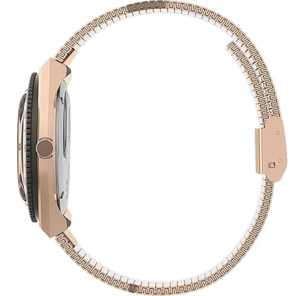 TIMEX - Damklocka - Kvarts - Analog - Armband i rostfritt stål Ip-rosé - TW2U95700