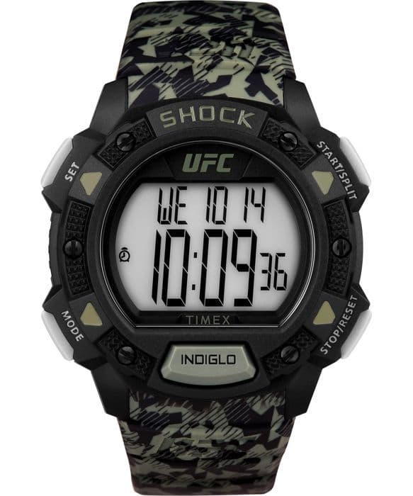 Timex Watch - Herr - TW4B27500 - Grön plast - 44mm - 20 bar - Quartz - Digital - Sport