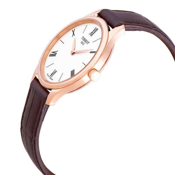 Damklocka - TISSOT - TRADITION 5.5 LADY - Läder - Kvarts - Vattentålighet 3 ATM