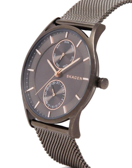 SKAGEN HOLST HERR 40MM REM FRITT STÅL QUARTZ WATCH SKW6180