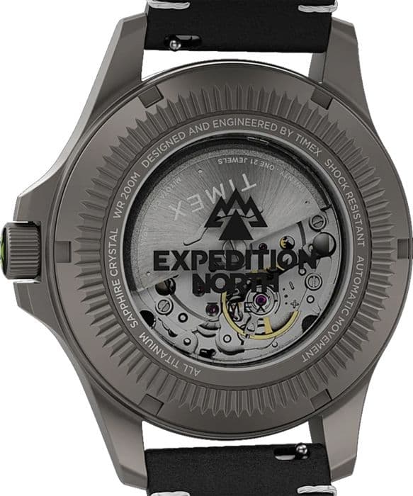 Timex Watch - Herr - TW2V54000 - Svart läder - Vattentät 20 Atm