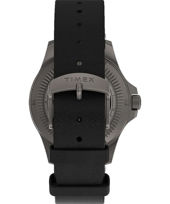 Timex Watch - Herr - TW2V54000 - Svart läder - Vattentät 20 Atm