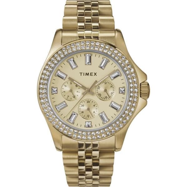 Timex Klocka - Kvinnor - TW2V79400 - Guld Rostfritt stål - 41 mm - 11 mm - 5 bar
