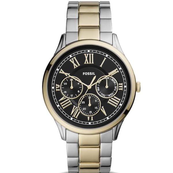 Fossil herrklocka - kvarts med flera rattar - armband i rostfritt stål i flera färger - FS5704