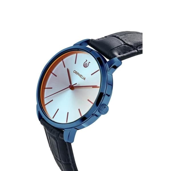 Herrur ORPHELIA - Quartz Analog - Blå Läderarmband OR61906