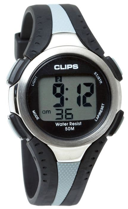 Clips Watch - Herr - 539-6000-48 - Flerfärgad gummi - 5 Atm