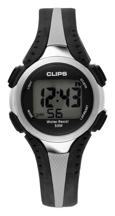 Clips Watch - Herr - 539-6000-48 - Flerfärgad gummi - 5 Atm