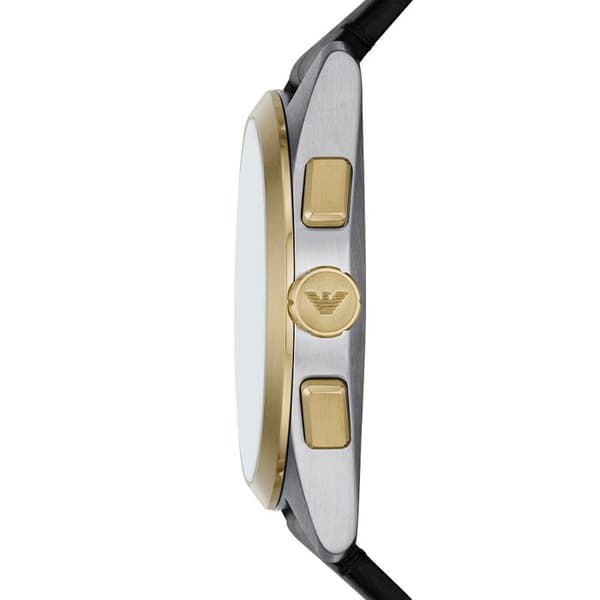 Klocka - Emporio Armani - AR11498 - Svart läder - 5 ATM vattentäthet - Analog