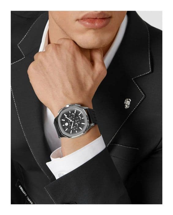 Philipp Plein Watch - Herr - PWSAA0123 - Svart silikon - 44 mm - 5 bar