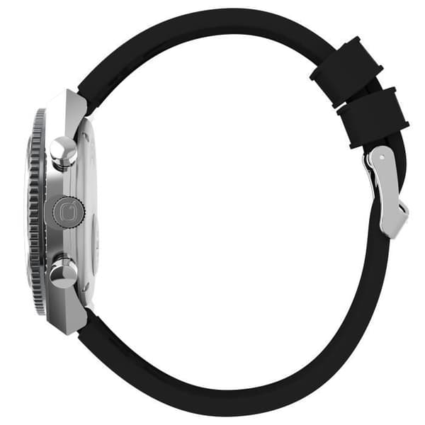 Timex Watch - Herr - TW2V70100 - Svart gummi - 40 mm - Silver - Vit