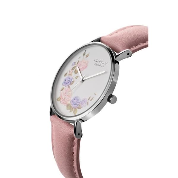 Orphelia Fashion Damklocka OF711815 Analog Quartz Pink Läderarmband