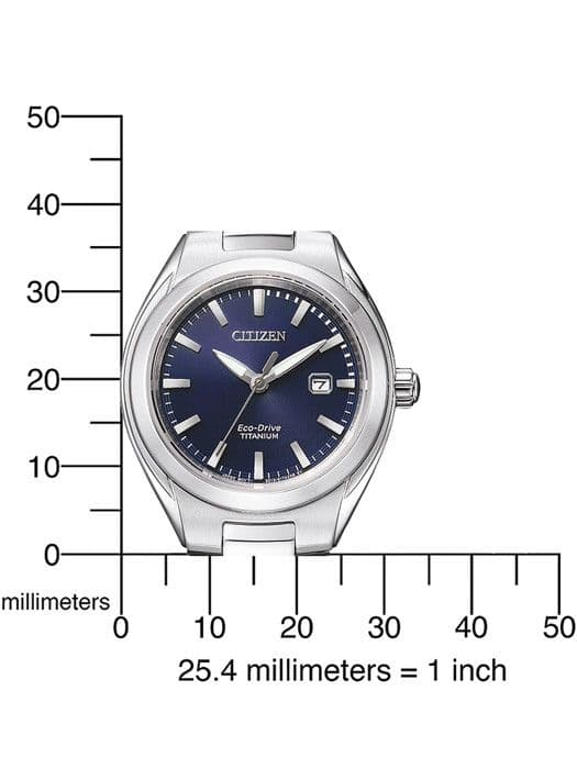 Klocka - Citizen - EW2610-80L - Eco-Drive - Titanium Silver - Vattentålig 10 bar