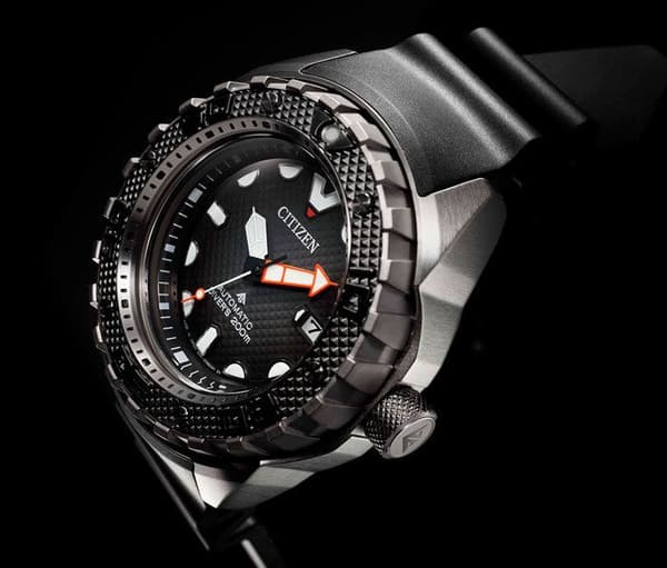 Citizen NB6004-08E Herrklocka - Automatisk - Analog - Svart gummiband