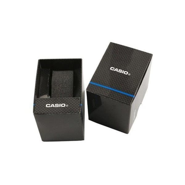 Casio Watch - Herr - MTP-E700D-7EVEF - Rostfritt stål - 38 mm - Silver - Vit
