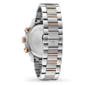 Miniatyrbild 2 av 4: Klocka armbandsur BULOVA Chronograf för kvinnor med kvartsrörelse i rostfritt stål - 98B335