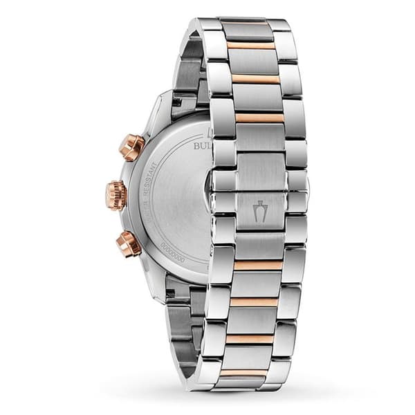 Klocka armbandsur BULOVA Chronograf för kvinnor med kvartsrörelse i rostfritt stål - 98B335