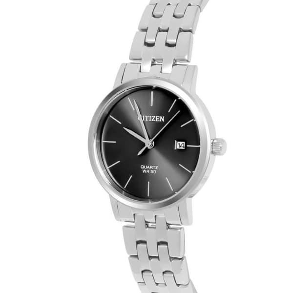Kvinna Klocka CITIZEN EU6090-54H Kvarts Analog Stålarmband Silver - Vattentät 5 ATM