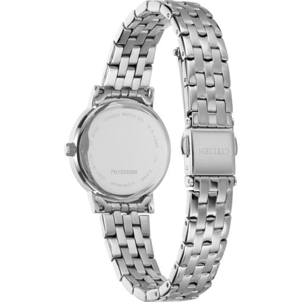 Kvinna Klocka CITIZEN EU6090-54H Kvarts Analog Stålarmband Silver - Vattentät 5 ATM