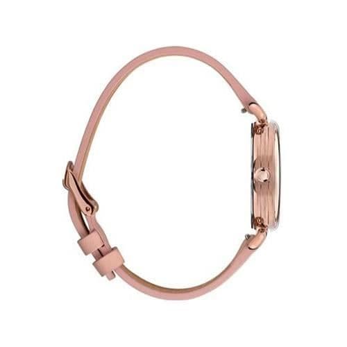 Timex Damklocka TW2T88400 - Quartz Urverk - Rosa läderarmband