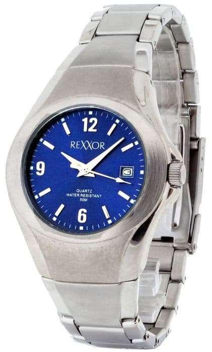 REXXOR Analog herrklocka i rostfritt stål i kvarts-242-7105-98