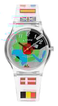 Miniatyrbild 1 av 2: ACTIVE Watch -ACT-006 för kvinnor - Quartz - Flerfärgad plastrem