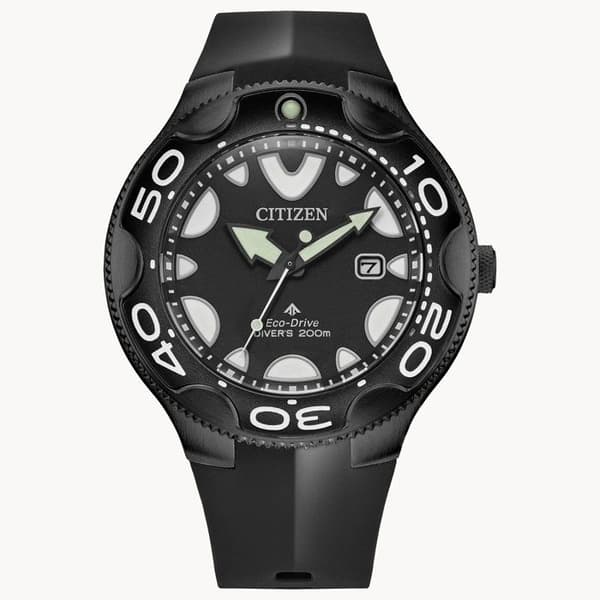 Citizen BN0235-01E Herrklocka - Svart polyuretan - 45 mm - 20 bar - Solenergi