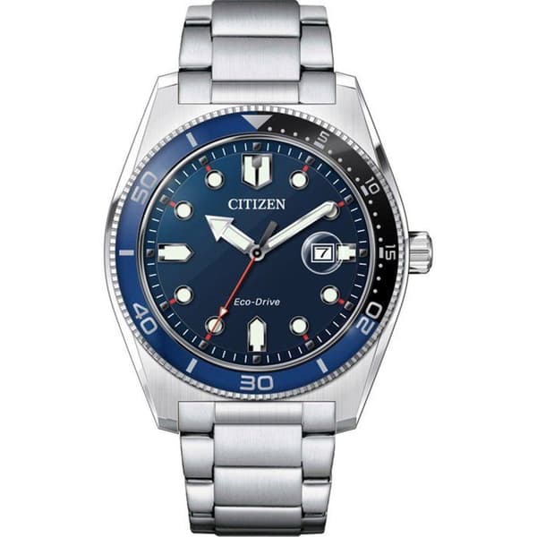Citizen herrklocka AW1761-89L - Silver Rostfritt stål - 43mm - Vattentät 10 bar