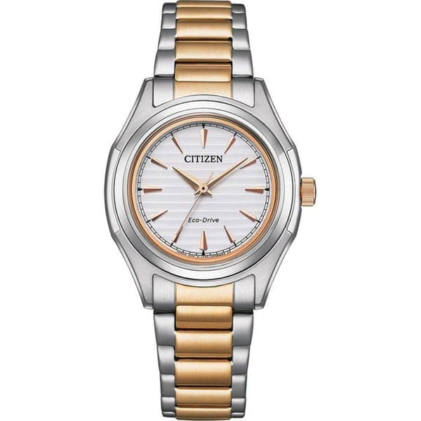 CITIZEN FE2116-85A Damklocka - Flerfärgat stål - Solenergi - 10 Atm