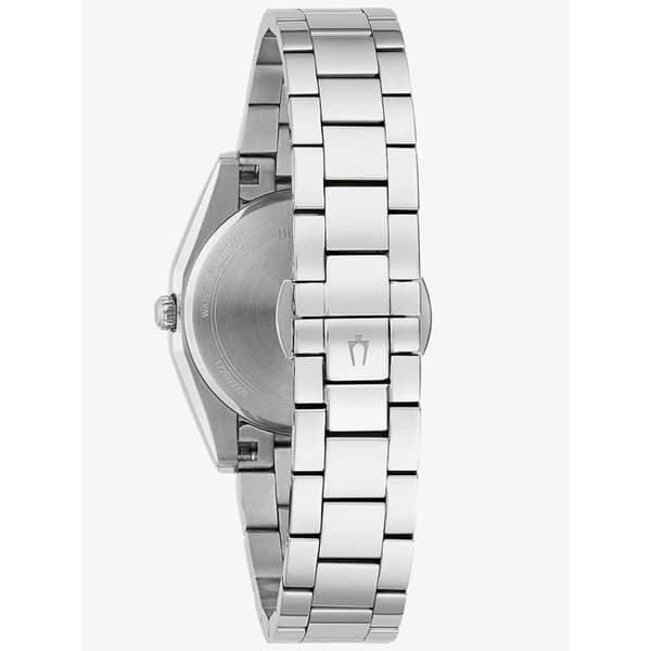 BULOVA 96P228 Damklocka - Grått stålarmband - Pärlemorurtavla - Vattentät 3 Atm