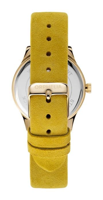 Orphelia Fashion Damklocka OF711821 - Analog Quartz - Gult läderband
