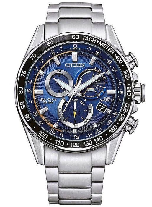 Herrklocka CITIZEN Eco-Drive Chronograph Armband i rostfritt stål Silver CB5914-89L