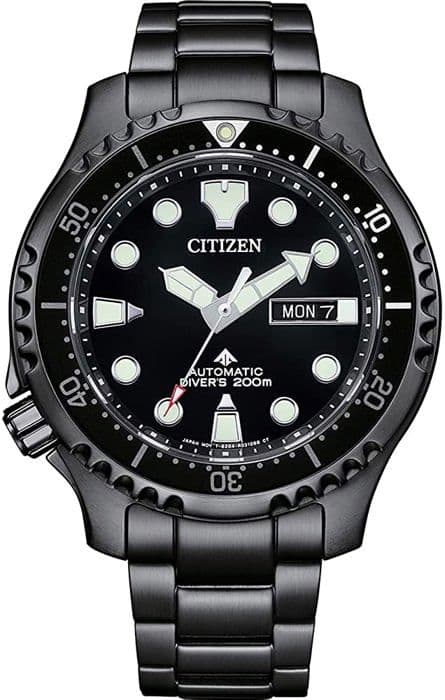 Citizen - Herrklocka - Automatisk - Analog - Svart armband i rostfritt stål - NY0145-86E