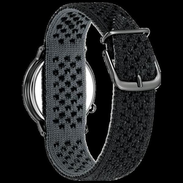 Citizen - Damklocka - Eco-Drive - Analog - Svart tygrem - EM1007-47E