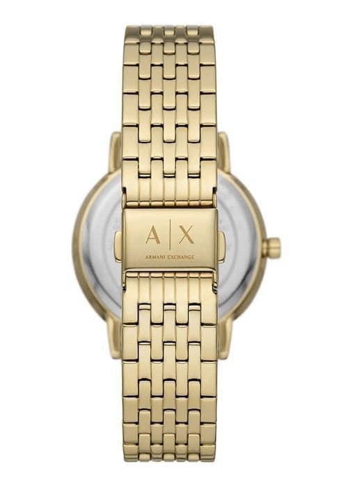 Armani Exchange Damklocka - Modell AX5586 - Guld armband i rostfritt stål - 5 ATM vattentät