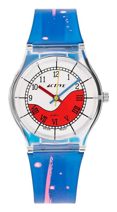 ACTIVE Watch -ACT-016 för kvinnor - Quartz Movement - Blå plast
