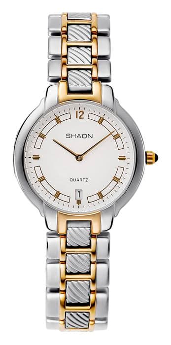Analog Quartz Watch SHAON Steel för män