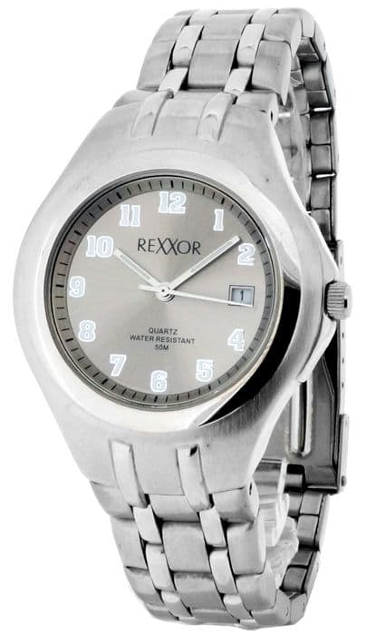 REXXOR Analog herrklocka i rostfritt stål i kvarts-242-7106-88