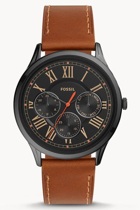 Fossil – Herrklocka – Quartz Multi-Dial – Brunt läderband – FS5702
