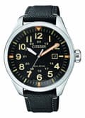 Miniatyrbild 1 av 4: Citizen - Citizen AW5000-24E Sport Herrklocka Läderarmband Datum Svart Ref 57009