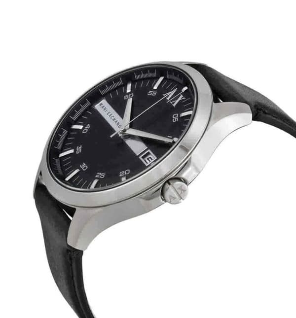 Klocka - ARMANI EXCHANGE - AX2101 - Krokodilläder - 47mm - Vattentålighet 50m