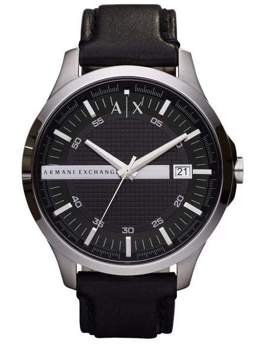 Klocka - ARMANI EXCHANGE - AX2101 - Krokodilläder - 47mm - Vattentålighet 50m