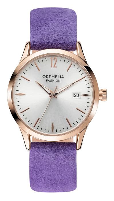 Orphelia Fashion Damklocka OF711820 Analog Quartz Lila Läderarmband