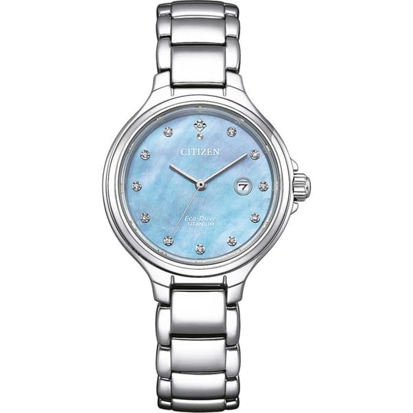 Citizen Damklocka - EW2680-84N i grått titan - 10 Atm - Solenergi