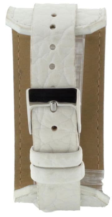 @TIME-White Leather Quartz Movement Analog Damklocka-422-1007-11