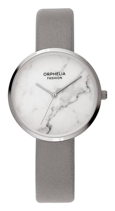 Orphelia Fashion Damklocka OF711903 - Analog Quartz - Grått läderarmband