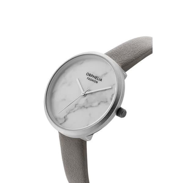 Orphelia Fashion Damklocka OF711903 - Analog Quartz - Grått läderarmband