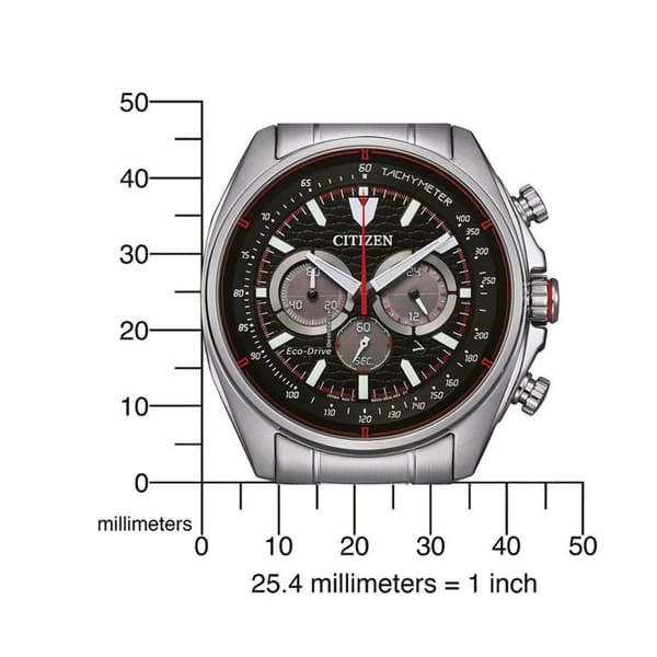 Citizen herrklocka CA4561-89E - Silver Rostfritt stål - 45 mm - 10 bar - Solenergi
