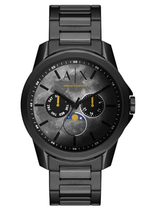 Armani Exchange Watch - Herr - AX1738 - Svart Rostfritt stål - 44mm - 5 bar