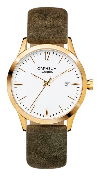 Orphelia Fashion Damklocka OF714822 Analog Quartz Green Läderarmband