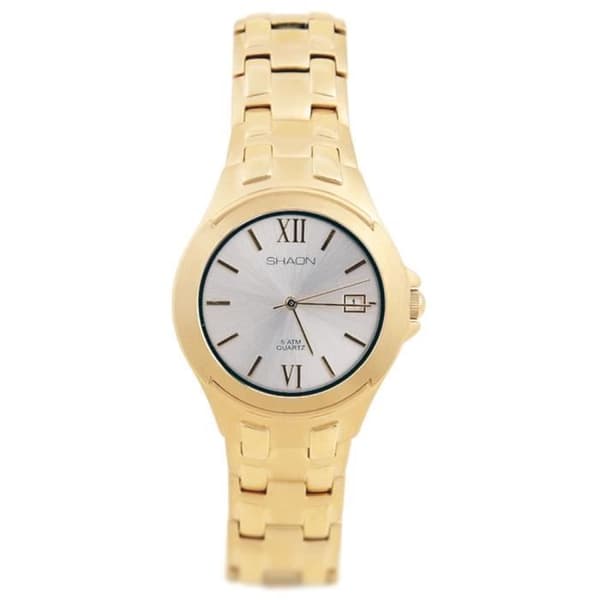 Analog Quartz Watch SHAON Steel för män
